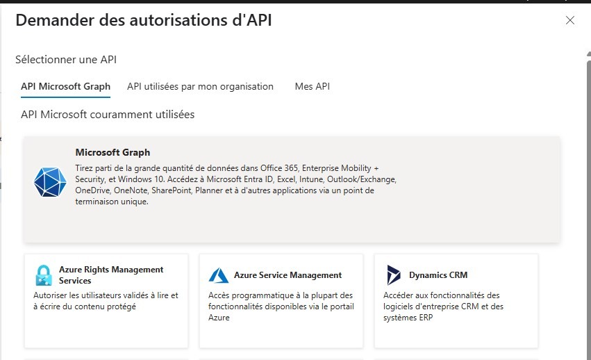 Microsoft Graph API