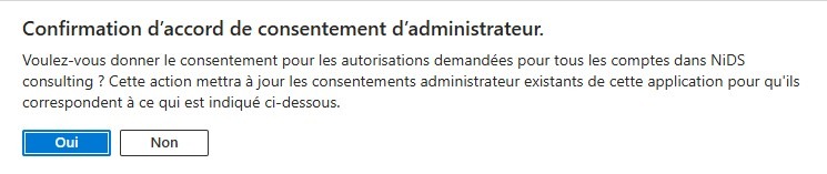 Accorder un consentement Admin 2